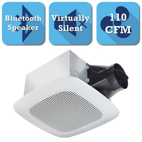 Our second and final product is from the makers at broan, also a popular brand known for a wide range of residential ventilation products conclusion on this review of best bathroom exhaust fans with bluetooth speaker. Delta Breez Signature Series 110 CFM Ceiling Bathroom ...