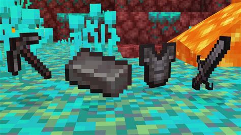 New Netherite Items In Minecraft 116 Are Better Than Diamond Youtube