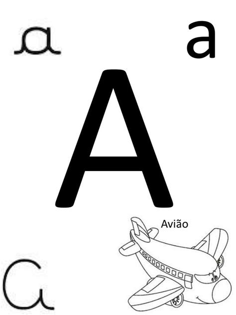 Aavião Tipos De Letras Letra Bastão Cursiva