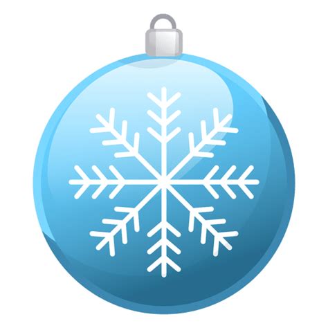 Shiny Blue Christmas Ornament Icon Transparent Png And Svg Vector File