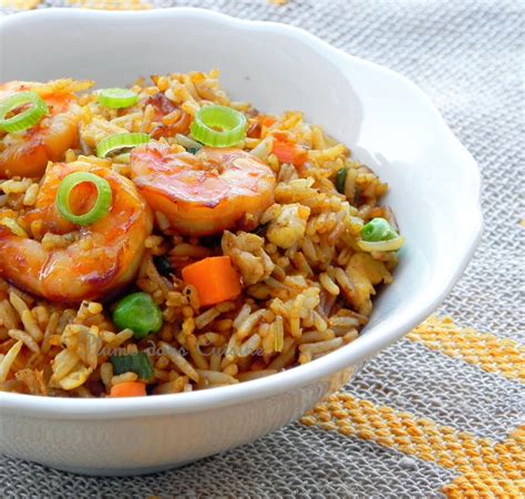 Riz sauté aux crevettes