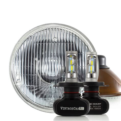 vc3500 classic 5 75 inch led headlight kit vintage car leds