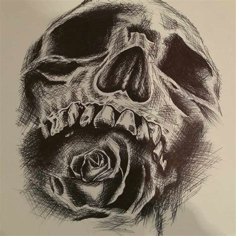 Pour dessiner notre tête de mort nous aurons besoins de quatre carrés horizontaux et tête de mort f (plural têtes de mort). tête de mort rose dessin tatouage tattoo | legend tattoo ...