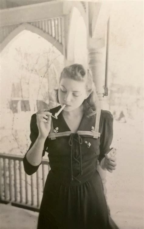 My Now 94 Year Old Grandma Smoking A Cigarette In The 1940s Imgur