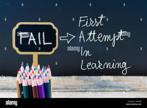 Fail Acronym First Attempt In Hi Res Stock Photography And Images Alamy