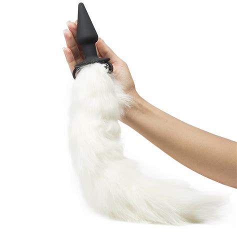 Frisky Faux Fur Fox Tail Vibrating Silicone Butt Plug Lovehoney