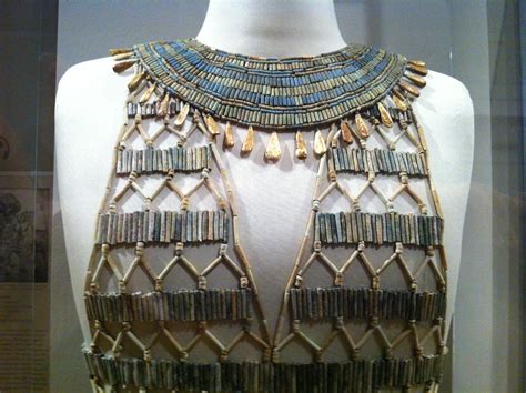 Egyptian Beadnet Dress Detail Illustration World History Encyclopedia