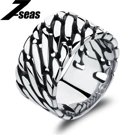 Free Shipping Cool Wide Thumb Ring For Man Personality 316l Stainless