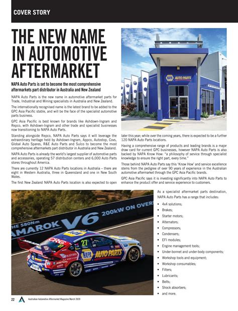 Australian Automotive Aftermarket Magazine March 2020 By Aaaa710 Issuu
