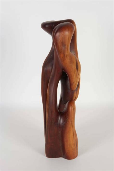 Biomorphic Abstract Wood Sculpture At 1stdibs