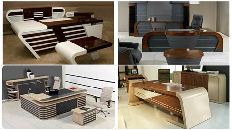 Modern Executive Office Table Design Woodworkingidea Youtube