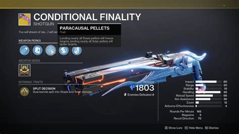How To Get Conditional Finality Exotic Shotgun In Destiny 2 Attack Of