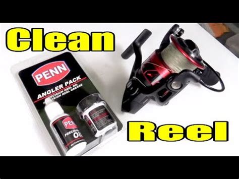 How To Clean Any Spinning Reels Penn Oil And Grease Angler Pack Youtube