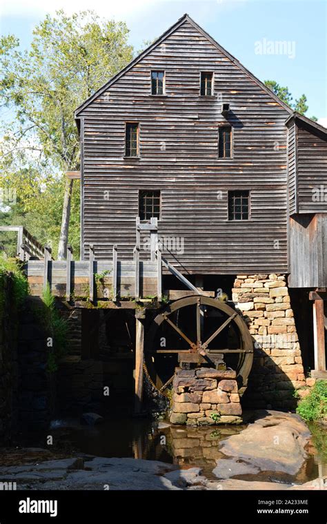 The Colonial Era Yates Mill Located South Of Raleigh North Carolina