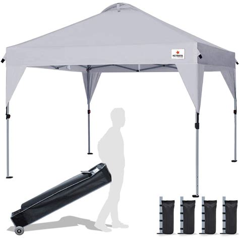 Canopies Keymaya 10x10 Ez Pop Up Canopy Tent Commercial Instant Shelter