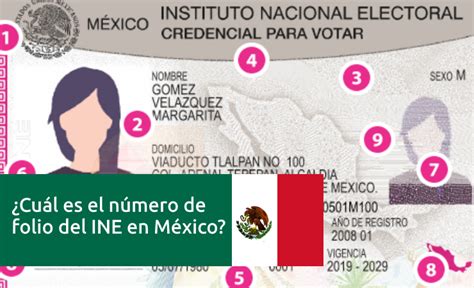 ¿cuál Es El Número De Folio Del Ine En México Guía 2024