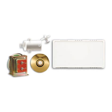 Heath Zenith Wired Door Chime Contractor Kit With Stucco Push Button In