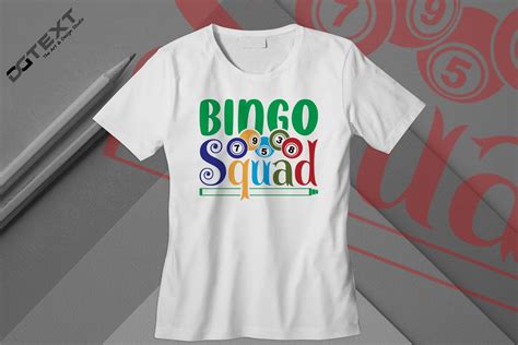 Bingo Squad Svg Bingo Svg Vector Silhouette Cricut File Etsy
