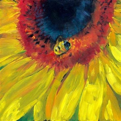 Bee Happy By Brenda Ferguson Painting By Artist Brenda Ferguson Flower