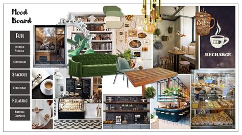 A Collage Of Photos With Furniture And Decor Items In The Center