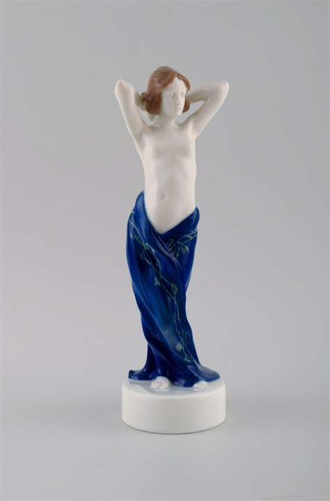 Worldantique Net Art Deco Rosenthal Porcelain Figure Of Naked Woman
