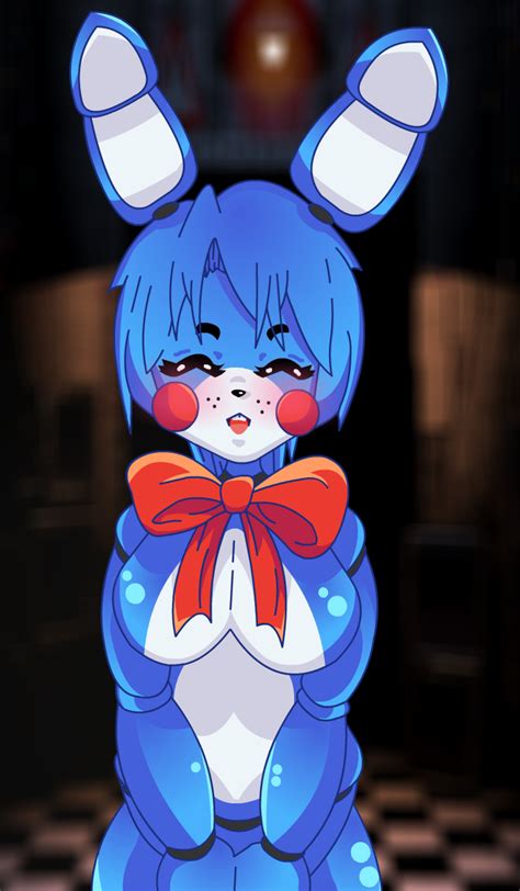Toy Bonnie Five Nights At Freddys 2 Anime Style By Mairusu Paua On