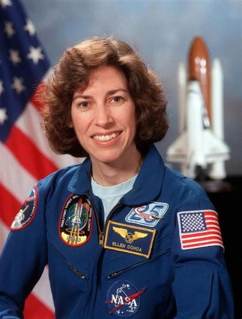 I'll tell you, being involved in human space flight, it is an emotional endeavor. Ellen Ochoa - First Hispanic Woman in Space. | Hispanic women, Famous hispanics, Women in history