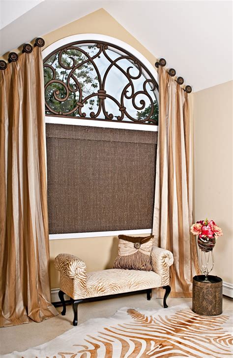 Pin By Nyk Cooper On Curtains Arched Window Treatments Home Decor