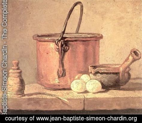 Jean Baptiste Simeon Chardin The Complete Works Still Life With