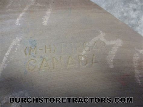 New Old Stock 14 Inch Moldboard For Massey Harris Plows P12643 Burch