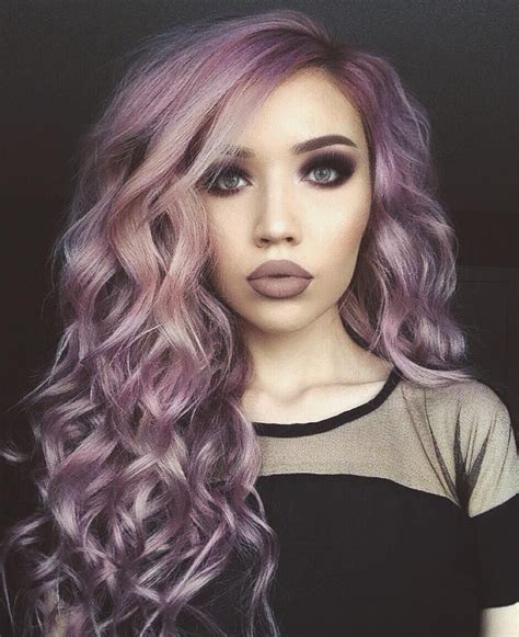 Hairstylesbeauty Purple Hair Hair Makeup Hair