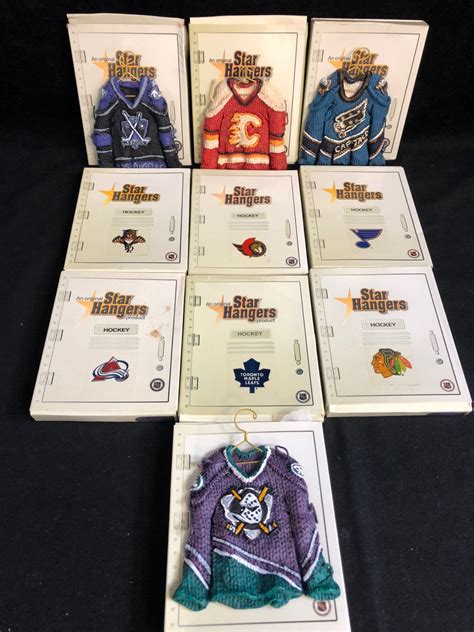 ORIGINAL NHL HOCKEY STAR HANGERS LOT (MEDIUM SIZED)