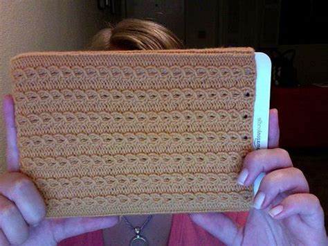 I love my kindle the best! MOCK CABLES - Kindle 2 Cover (With images) | Knitting ...