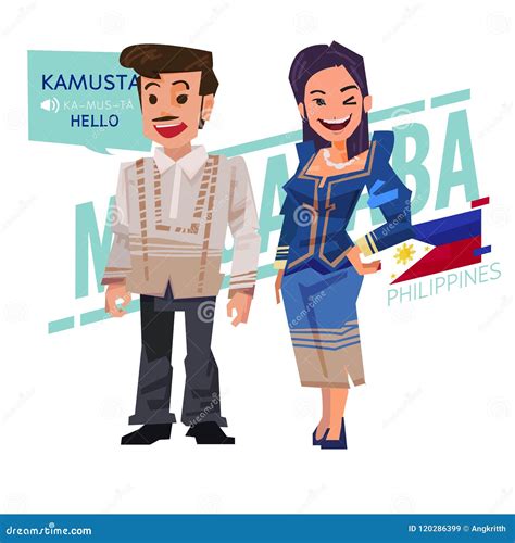Filipino Culture And Tradition Clipart People