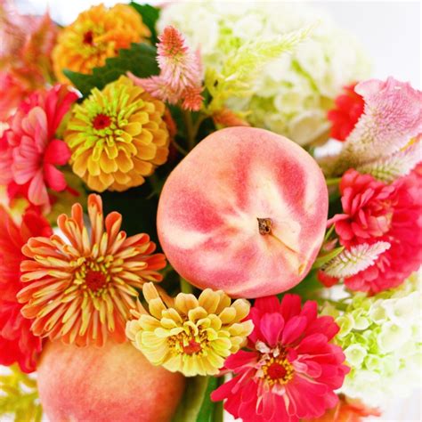 A Pretty Peachy Peach Flower Arrangement Have You Ever Considered