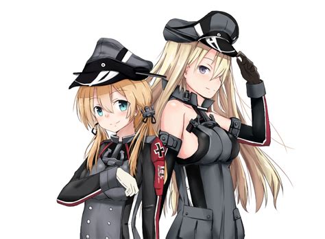 Hintergrundbilder Anime Mädchen Kantai Sammlung Prinz Eugen KanColle Bismarck KanColle