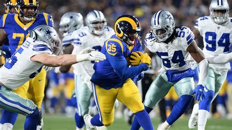 The nfl draft is almost here! Playoffs NFL 2019: Dallas Cowboys vs Los Angeles Rams ...