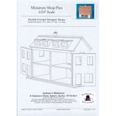 Plans Build Your Own 124 Georgian Double Fronted Shop Jacksons