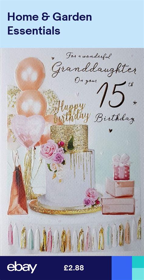 wonderful granddaughter   cake presents design happy