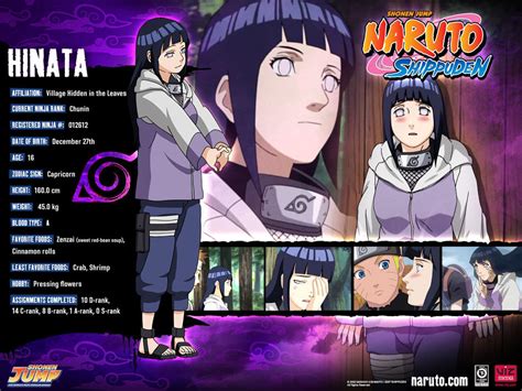 Hinatas Profile Wallpaper Naruto Shippuuden Wallpaper