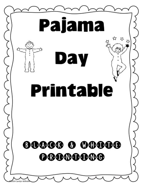 This flyer template is designed for your company's business needs. Pajama Day Free Printable via @wiseowlfactory | Pajama day, Pajama day at school, Pajamas