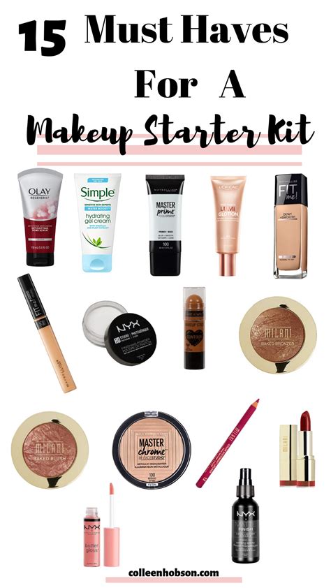 Makeup Starter Kit Must Haves Drugstore Makeup Makeup Starter Kit Makeup Kit