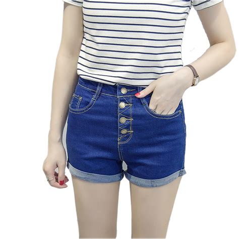 S 2xl Women Vintage Jeans Shorts Summer Fashion High Waist Denim Short 2017 Casual Loose Denim