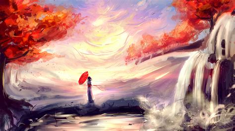 Acrylic Paint Creative Arts Anime Watercolor Paint Background
