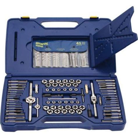 Irwin Tools 117 Piece Tap And Hex Die And Drill Bit Deluxe Set 26377