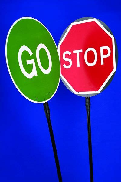Stop Go Lollipop Traffic Sign Seton