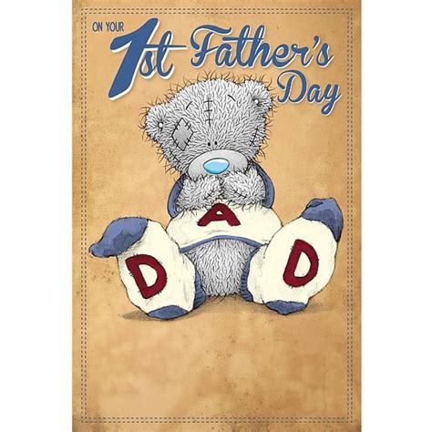 1st Fathers Day Me To You Bear Fathers Day Card F01mn029 Me To You