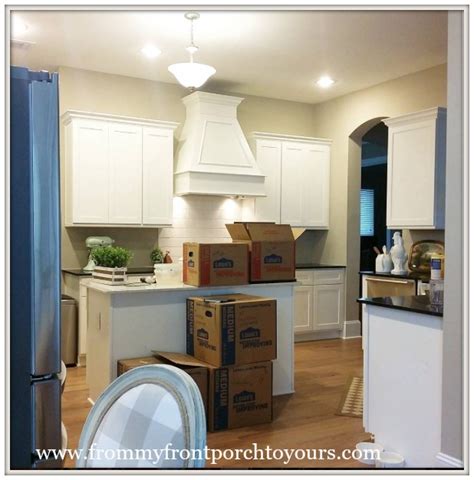 Typical of poorer farmhouses throughout the middle ages where rooms were limited. From My Front Porch To Yours: DIY Farmhouse Range Hood