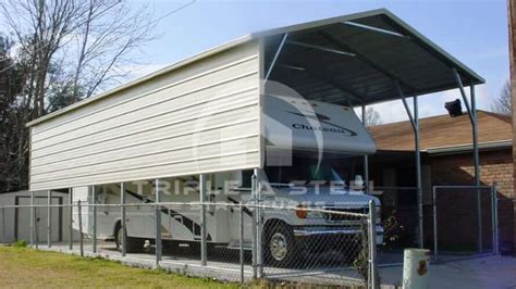 Triple A Steel Structures Mount Airy Nc 18x36 Rv Carport Boxed