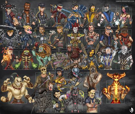 There are 97 characters listed here. MORTAL KOMBAT XL by XAMOEL on DeviantArt